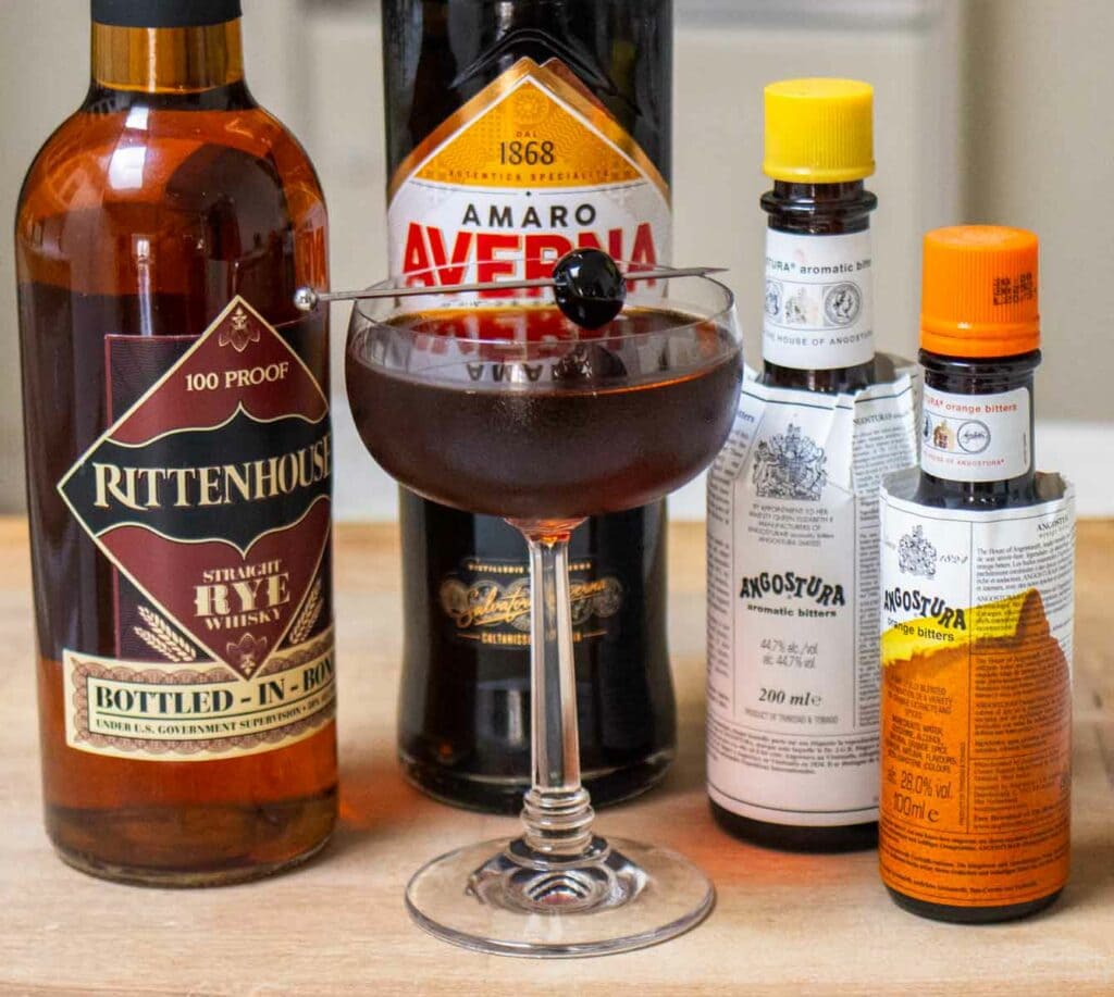 Crafted Black Manhattan
