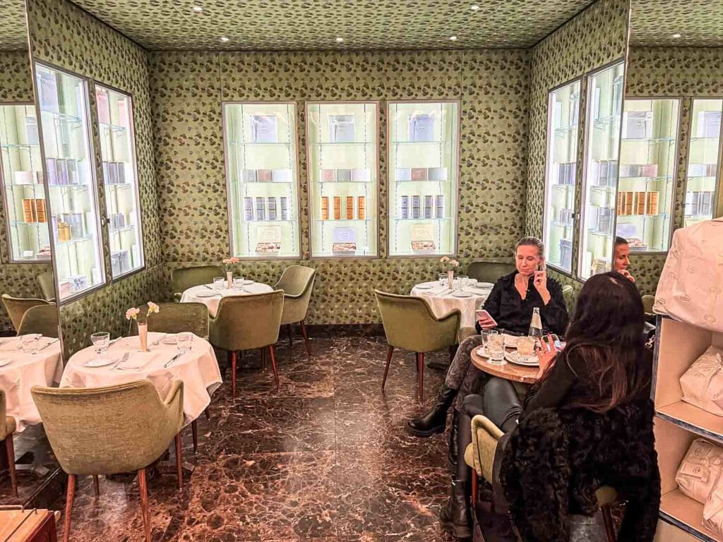 Dining Room at Marchesi 1824 in Milan