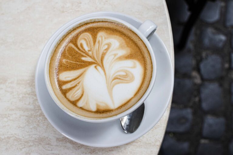 Flat White at Emporio Sant Eustachio in Rome Italy