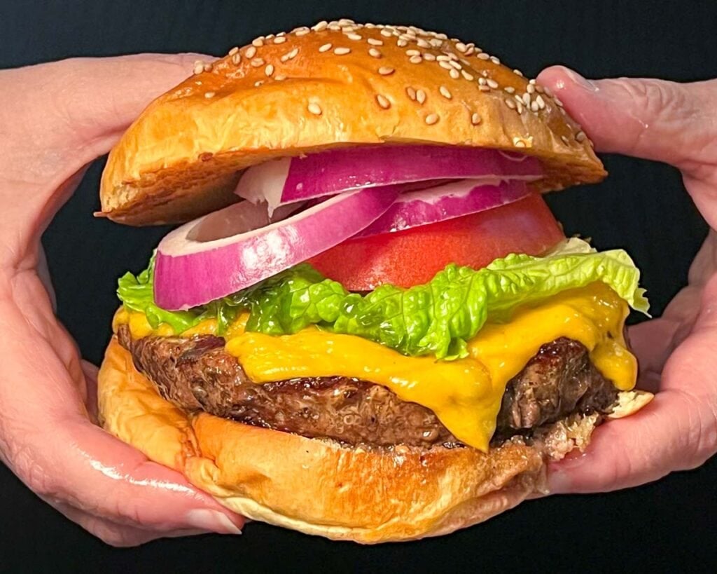 Veselka Burger at Veselka in NYC