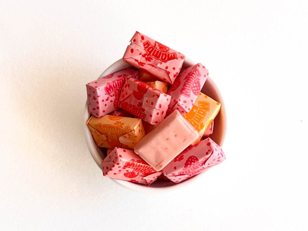 Mamba Candies in Bowl