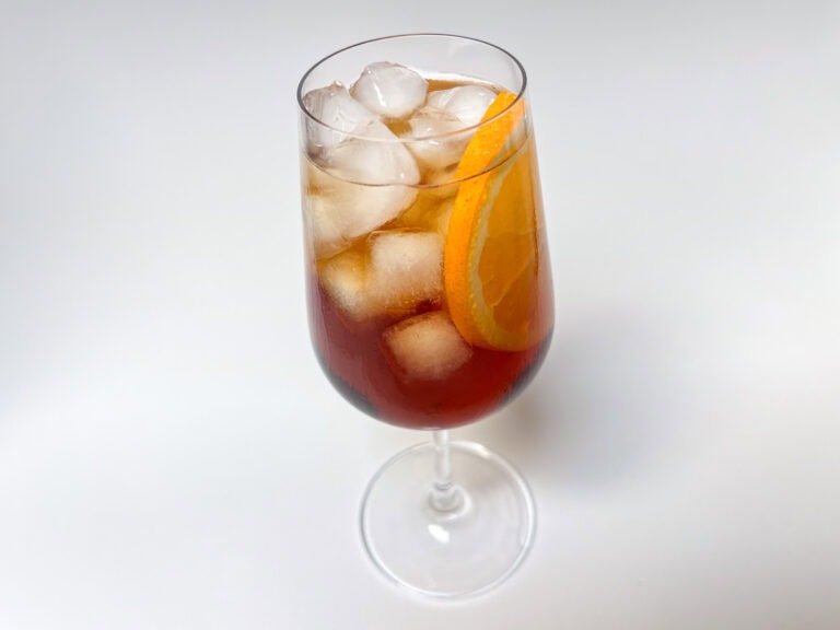 Cynar Spritz from Above