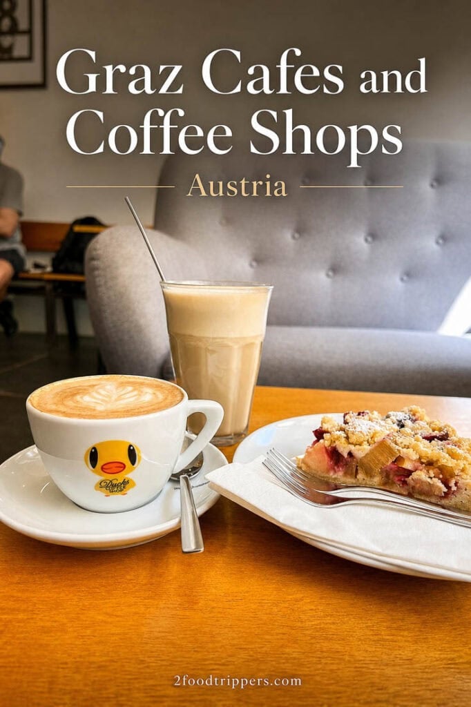 Coffee shop with text reading 'Graz Cafes and Coffee Shops'