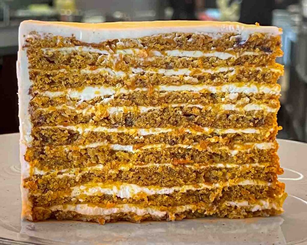 Carrot Cake at Kau Barbecue in Malveira