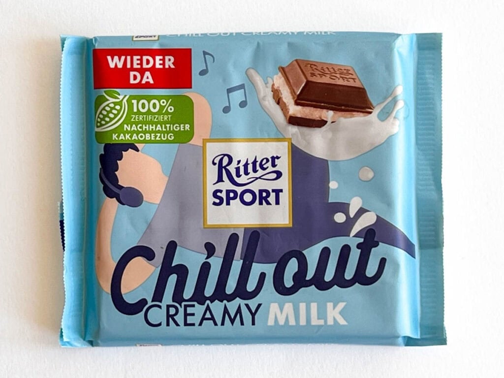 Creamy Milk Ritter Bar in Wrapper