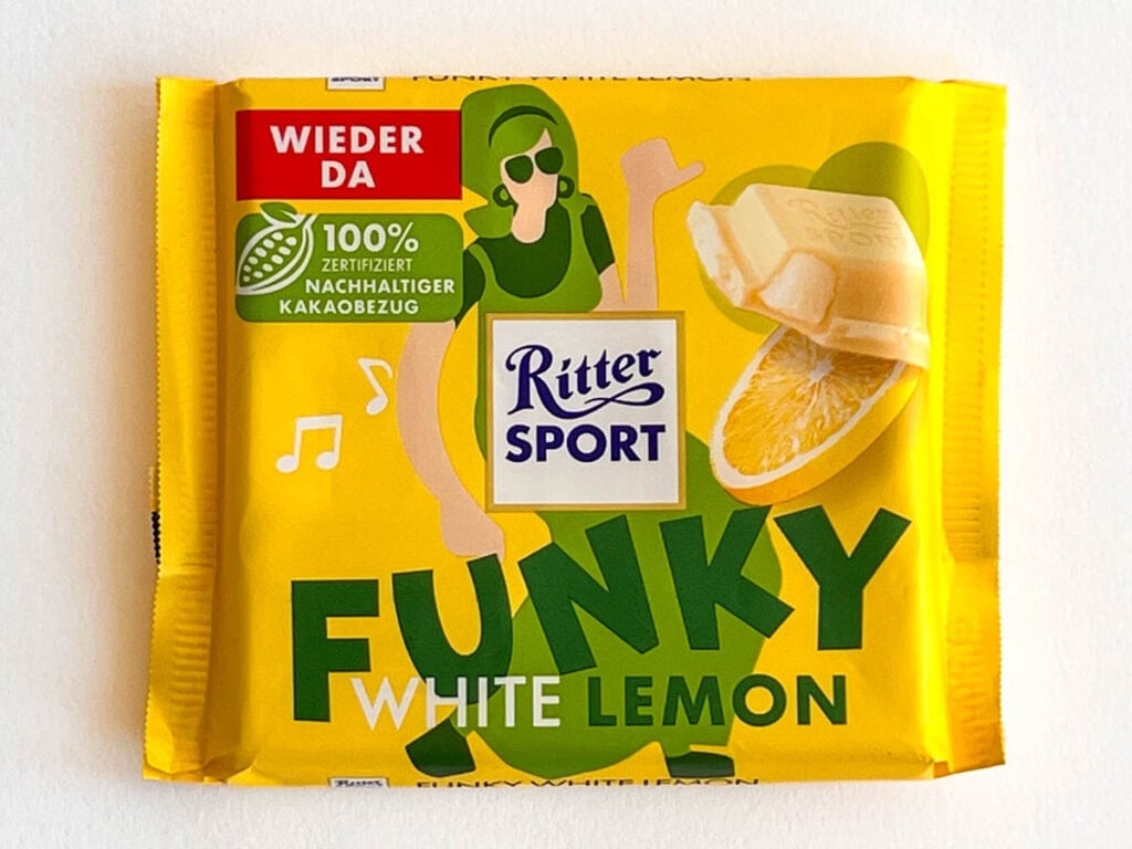 Funky Lemon Ritter Bar in Wrapper