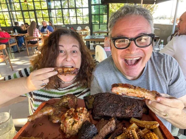 Kau Barbecue Selfie with Ribs