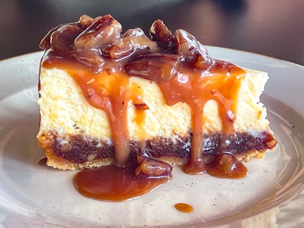 Pecan Pie Cheesecake at Kau Barbecue in Malveira