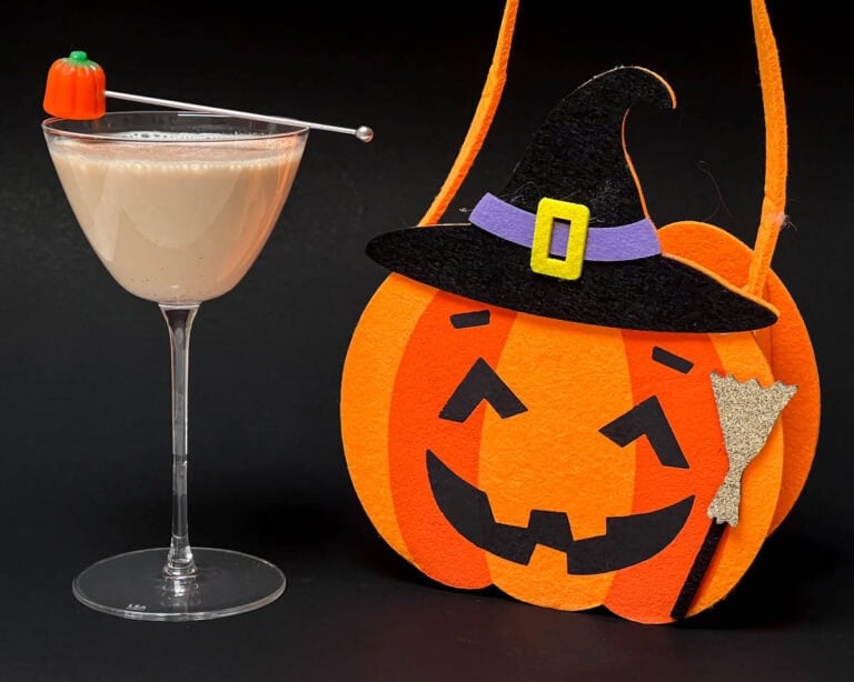 Pumpkin Spice Martini and Pumpkin Bag