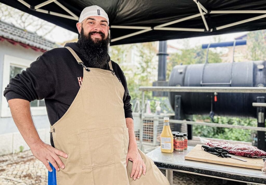 Rui Matias at Kau Barbecue Popup in Lisbon