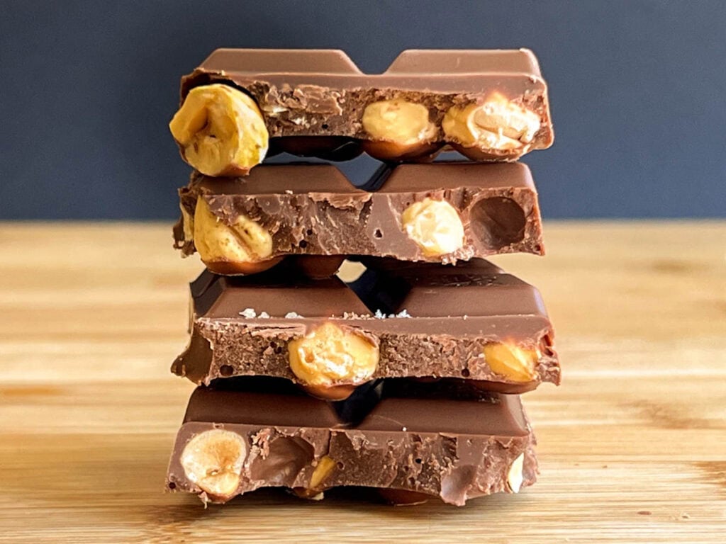 Stacked Whole Hazelnut Ritter Bar