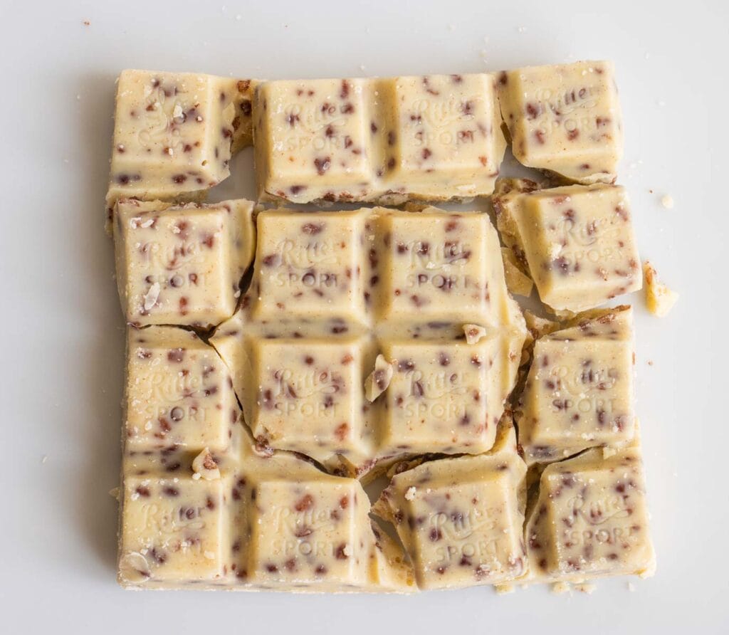 Unwrapped Ritter White Cinnamon Crisp Bar